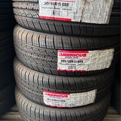 🔵New Americus 195/60/15 Recon Tour tires