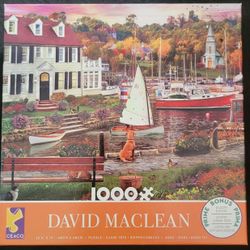 Ceaco David Maclean Seawall Walk 1000 Piece Jigsaw  Puzzle