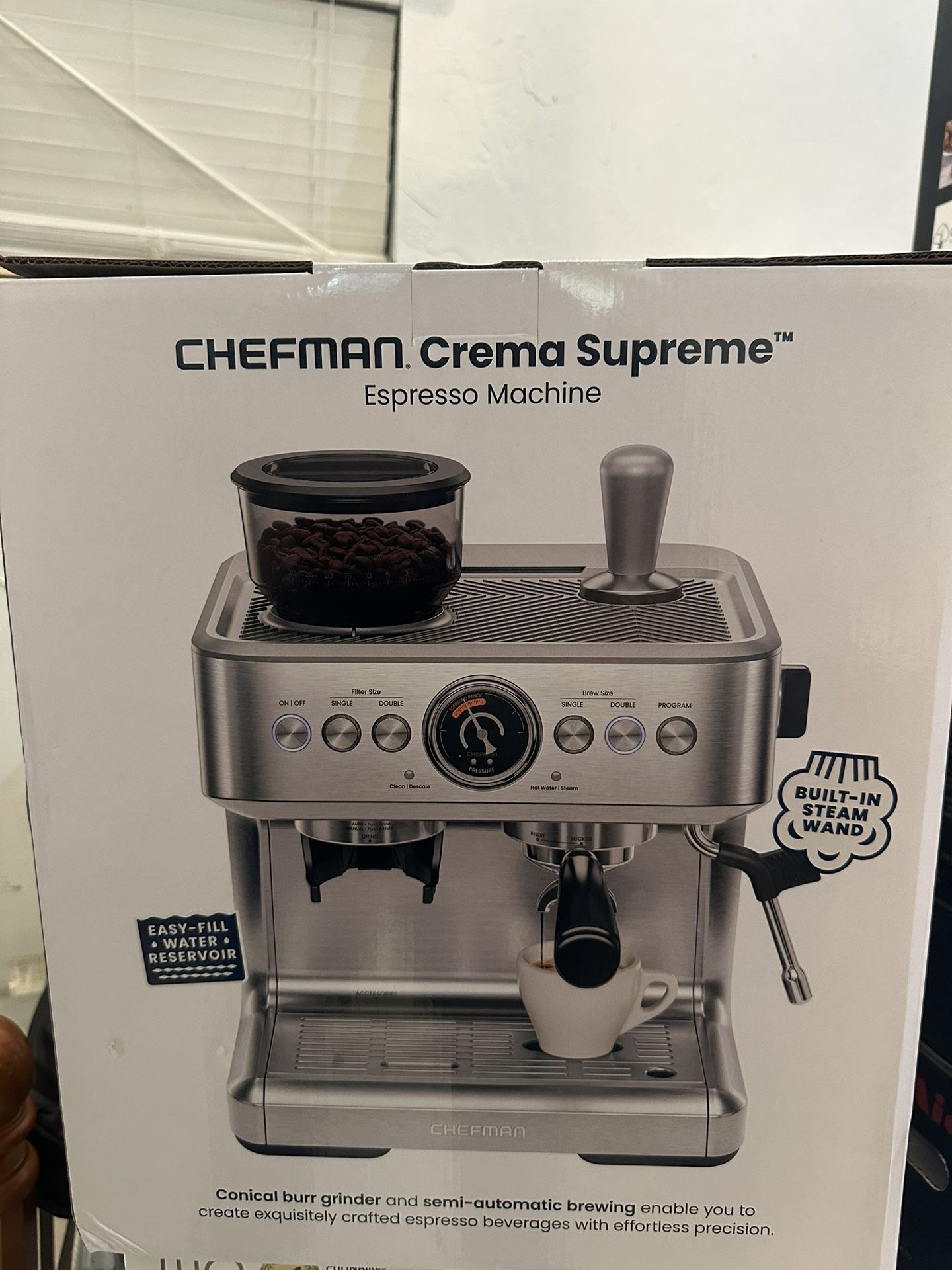 Brand New Expresso Machine Chef man 