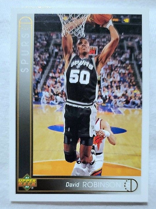 (Lot of 10 cards) 1993-94 Upper Deck #50 David Robinson San Antonio Spurs Wholesale Lot
