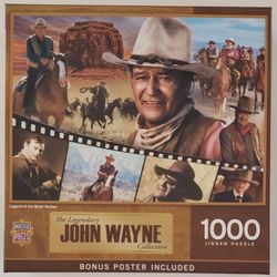 The "MasterPieces 1000 Piece Jigsaw Puzzle:  "John Wayne Collection". 