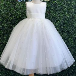 Flower Girl Dress Ivory/white 