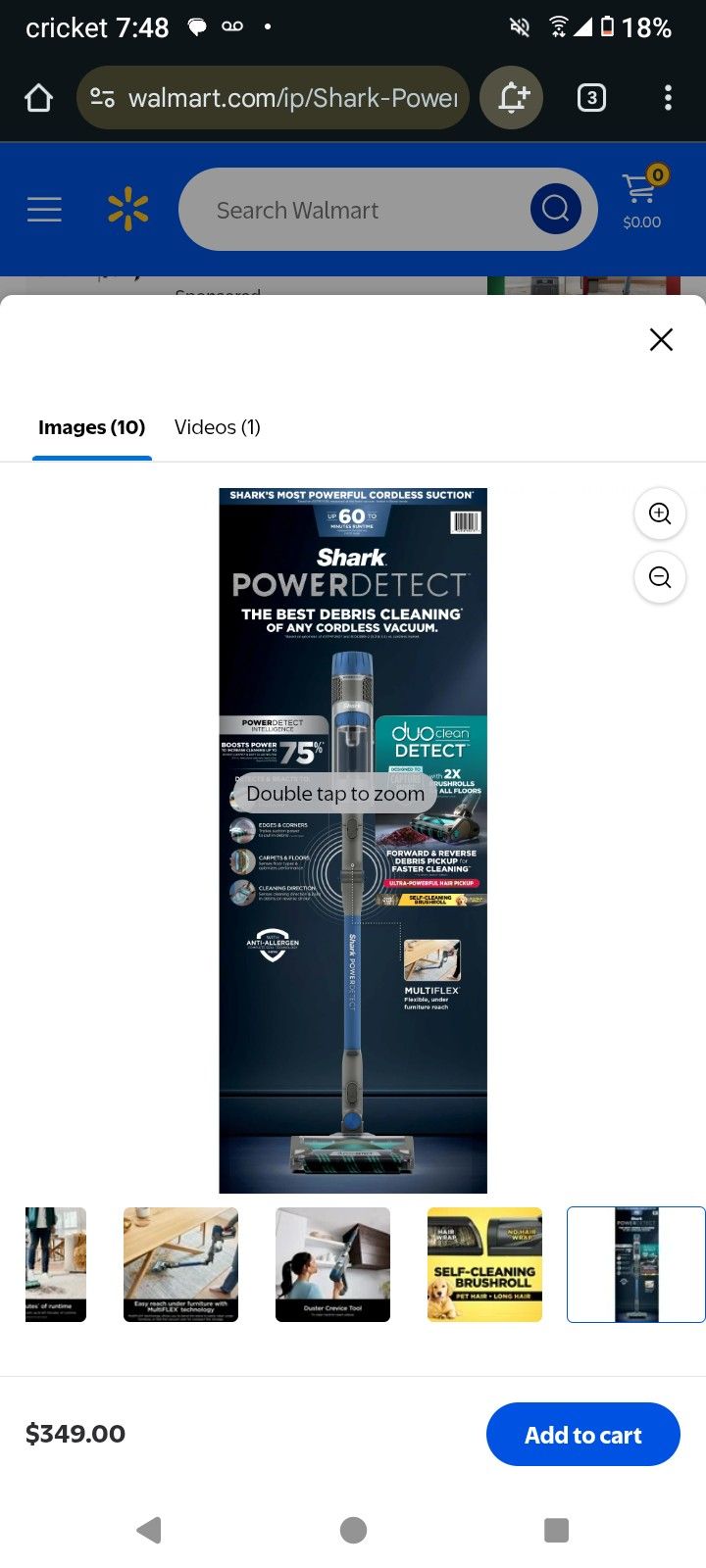 Shark Power Detect Cordless Vacuum 