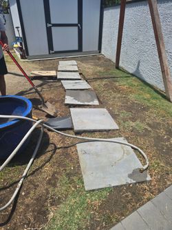 24x24 pavers..Whittier