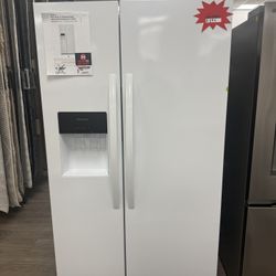 Frigidaire - 25.6 Cu. Ft. Side-by-Side Refrigerator with EvenTemp Cooling System - White Model: FRSS2623AW