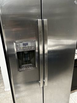 GE Stainless Steel Side-by-Side Refrigerator
