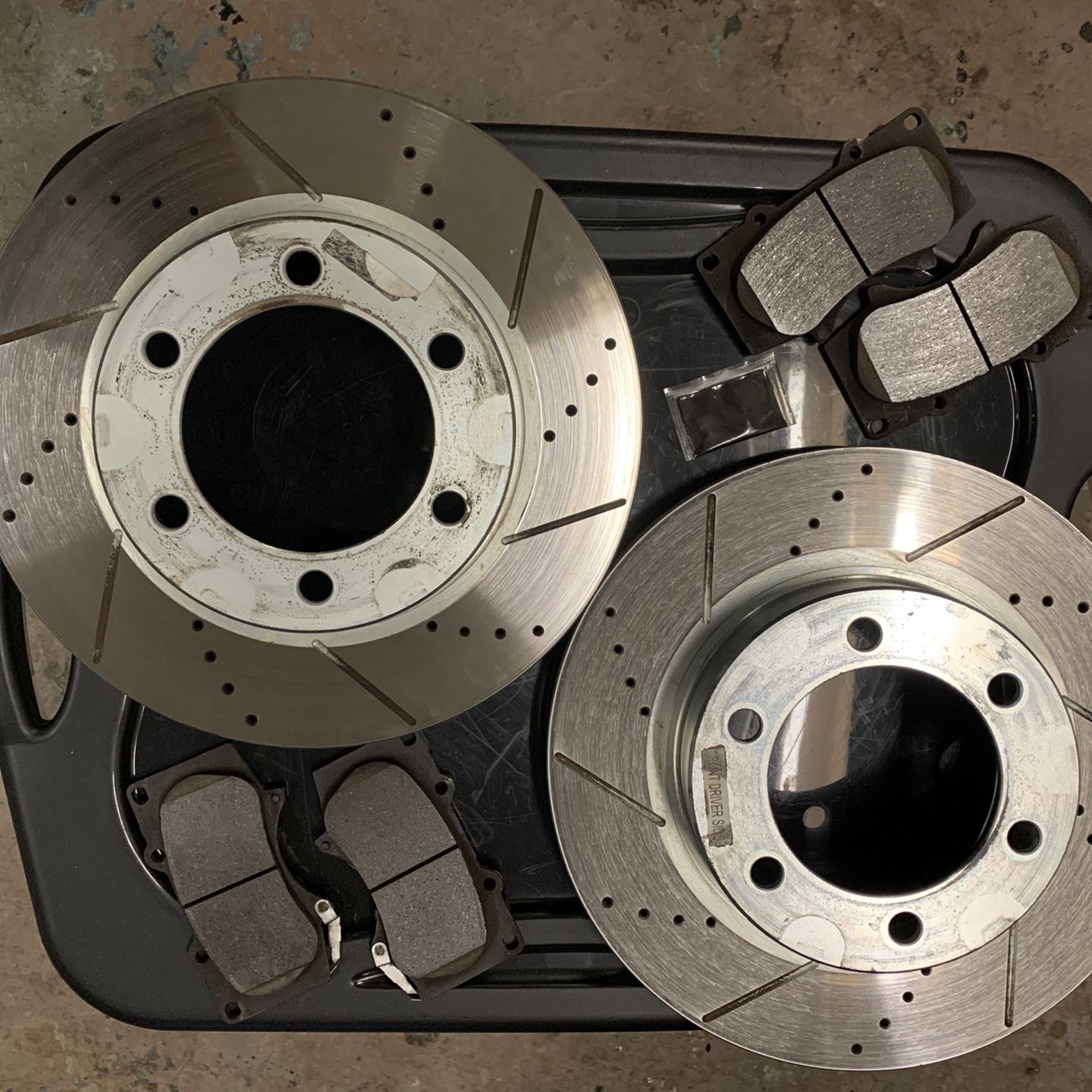 Drilled & Slotted Rotors & Brake Pads