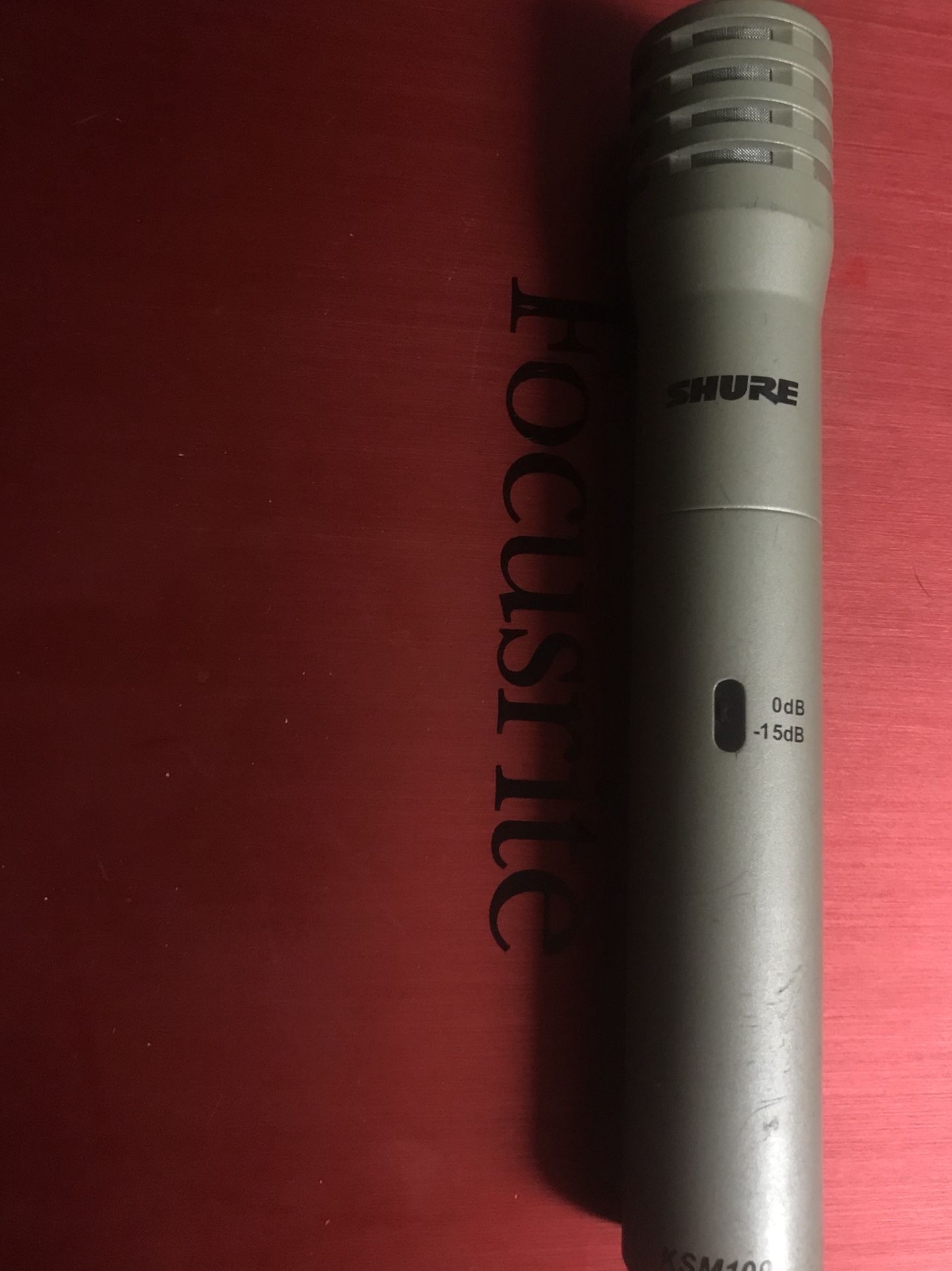 Shure KSM 109 condenser microphone