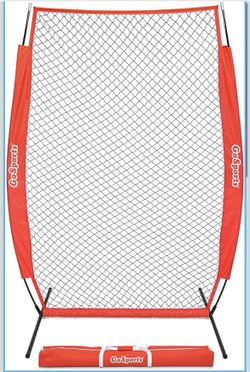 GoSports Baseball & Softball Pitching Screens - L Screen or I Screen - Pitcher Protection Net