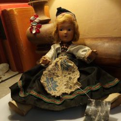 Vintage Cultural Dutch Tourist Doll