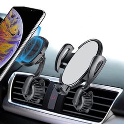 New! Magnetic Phone Car Mount-Upgraded Clamp-2 Pack Car Vent Magnetic Phone Mount with 6 Strong Magnets, Car Phone Holder Mount