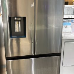 🔥Big Save🔥 26 cu. ft. Mega Capacity Counter Depth 3-Door French Door Refrigerator with Four Types of Ice 