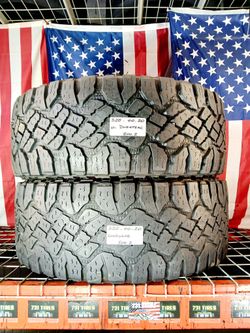 (2 Used Tires) LT325/60R20 GOODYEAR WRANGLER DURATRAC KEVLAR ALL TERRAIN A/T 325 60 20 TRUCK JEEP OFF ROAD