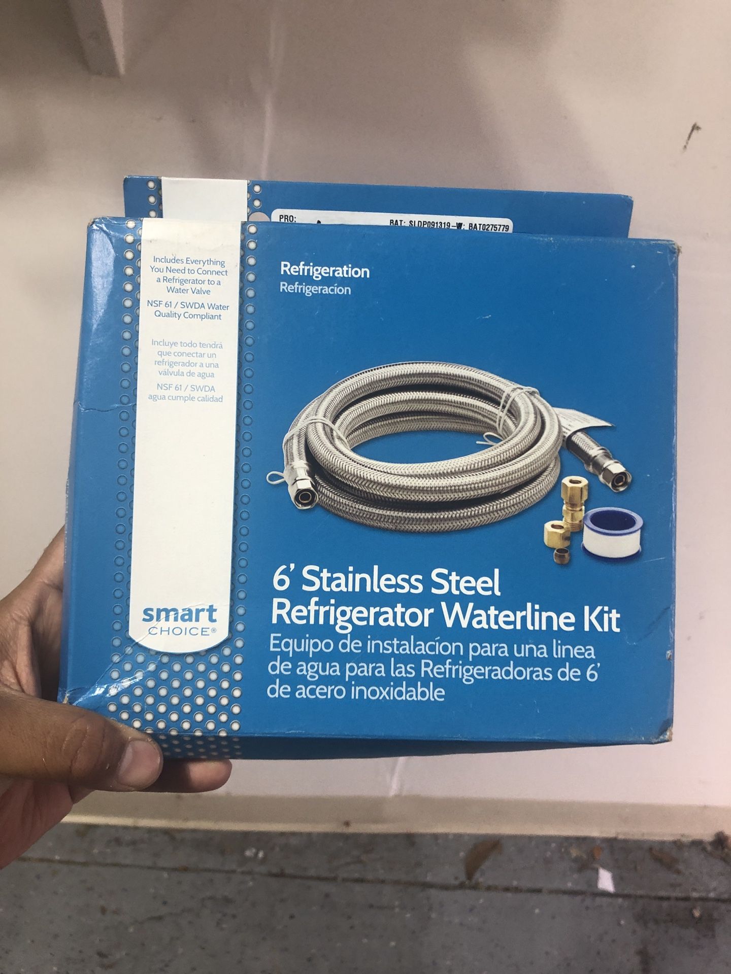 Refrigerator waterline kit