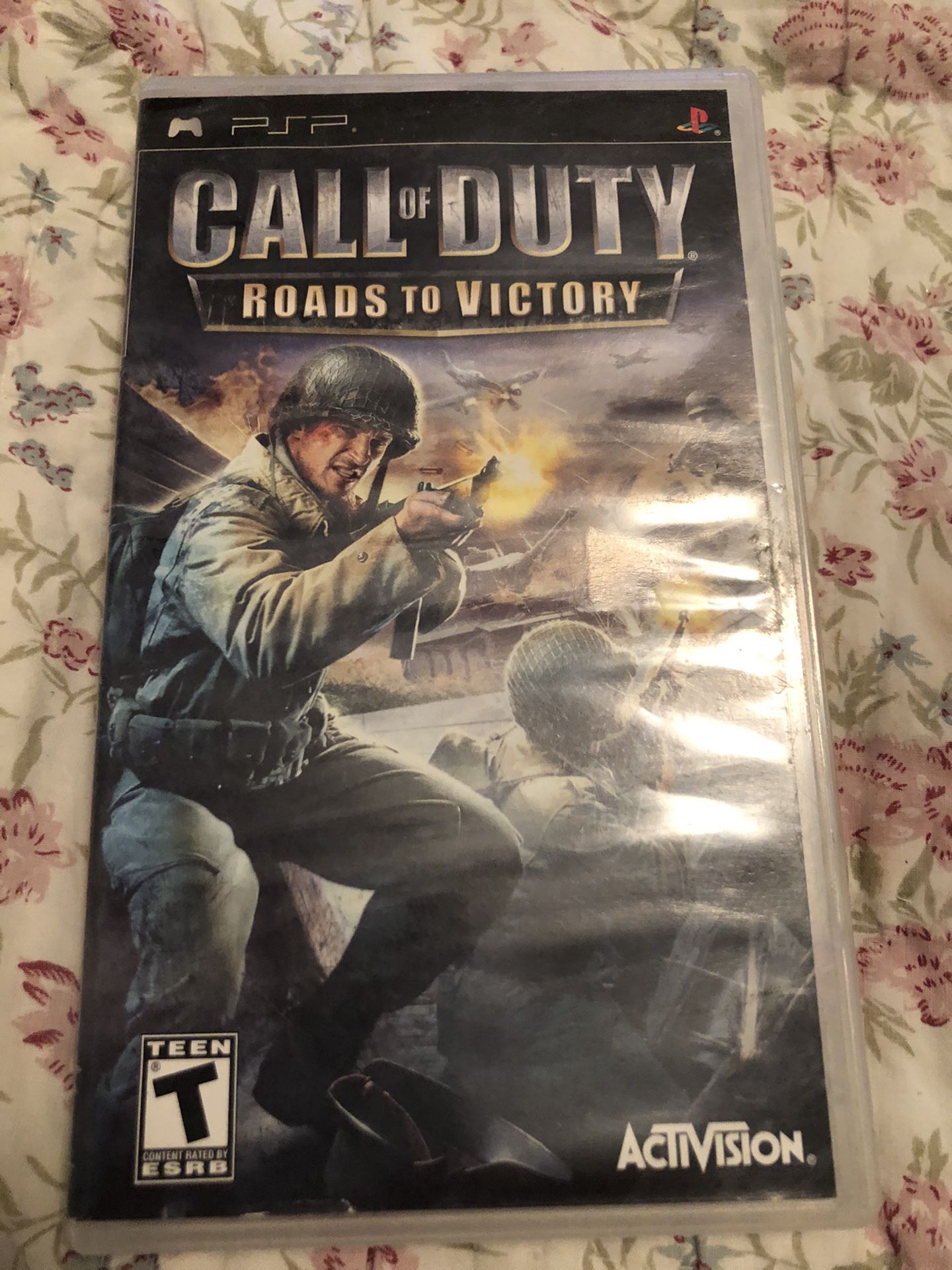 PSP call of duty roads to victory game