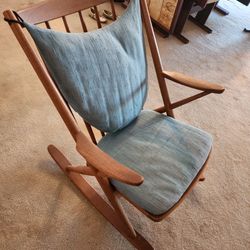 Frank Reenskaug Mid Century Modern Rocking Chair