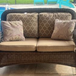 Patio Furniture, Low seat. 