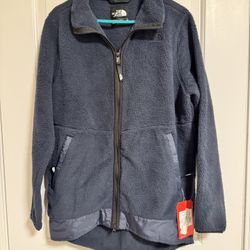 The North Face Women’s Campshire Fleece Jacket – Navy Blue (M) 