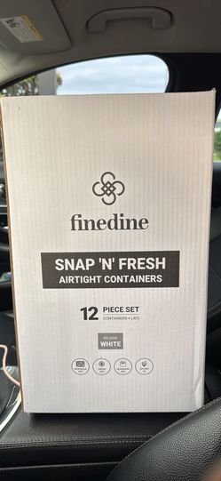 FineDine SnapNFresh Airtight Container W/Lid OBO