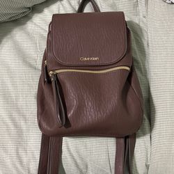 Brown Calvin Klein Backpack