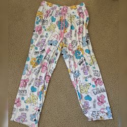 Care Bears Girls Pajama Pants Large 12/14 Lounge Sleepwear