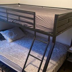 Twin Over Full Bunkbeds Bottom Mattress Not Included Top Mattress Is