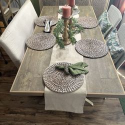 Crate and Barrel 7 Piece Dining Set