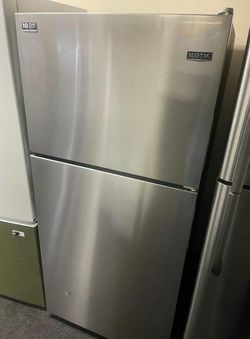 Maytag Top Mount Refrigerator Stainless Steel