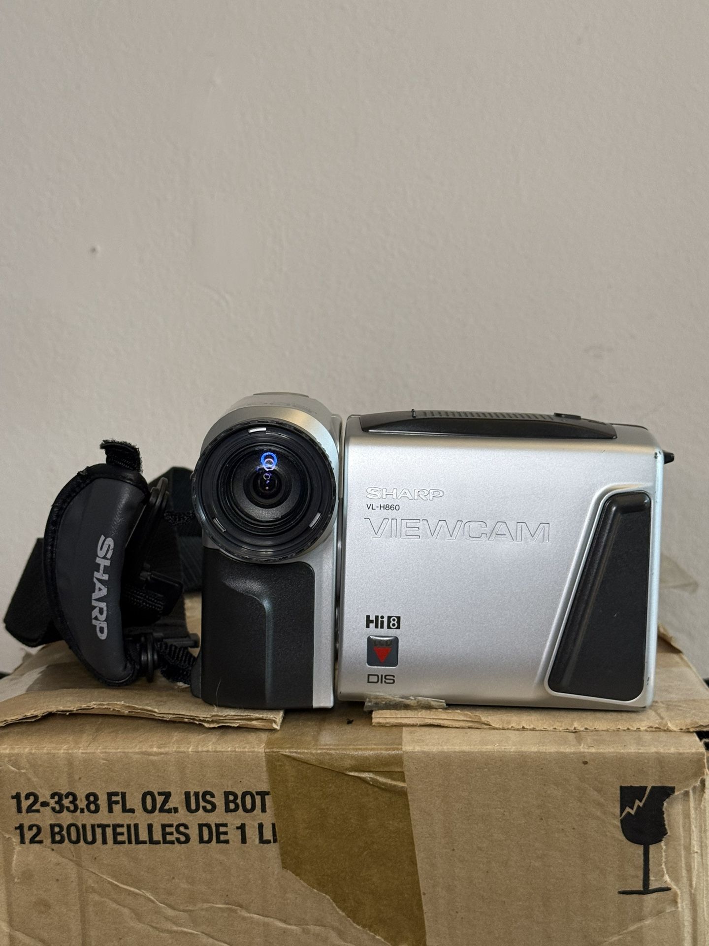 Sharp Viewcam VL-H860U Hi8 Camcorder – Fully Working w/ Remote, Manual & Cables