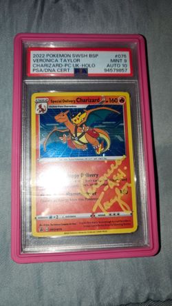 Special Delivery Charizard with Autograph from Veronica Taylor