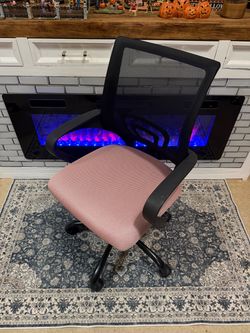 NEW**Pink Black Ergonomic Mesh Office Chair