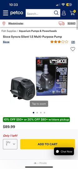 Syncra Silent 1.5 Multi Purpose Pump