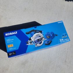 Kobalt 24-Volt Max Brushless 6-1/2-in Cordless Circular Saw Kit