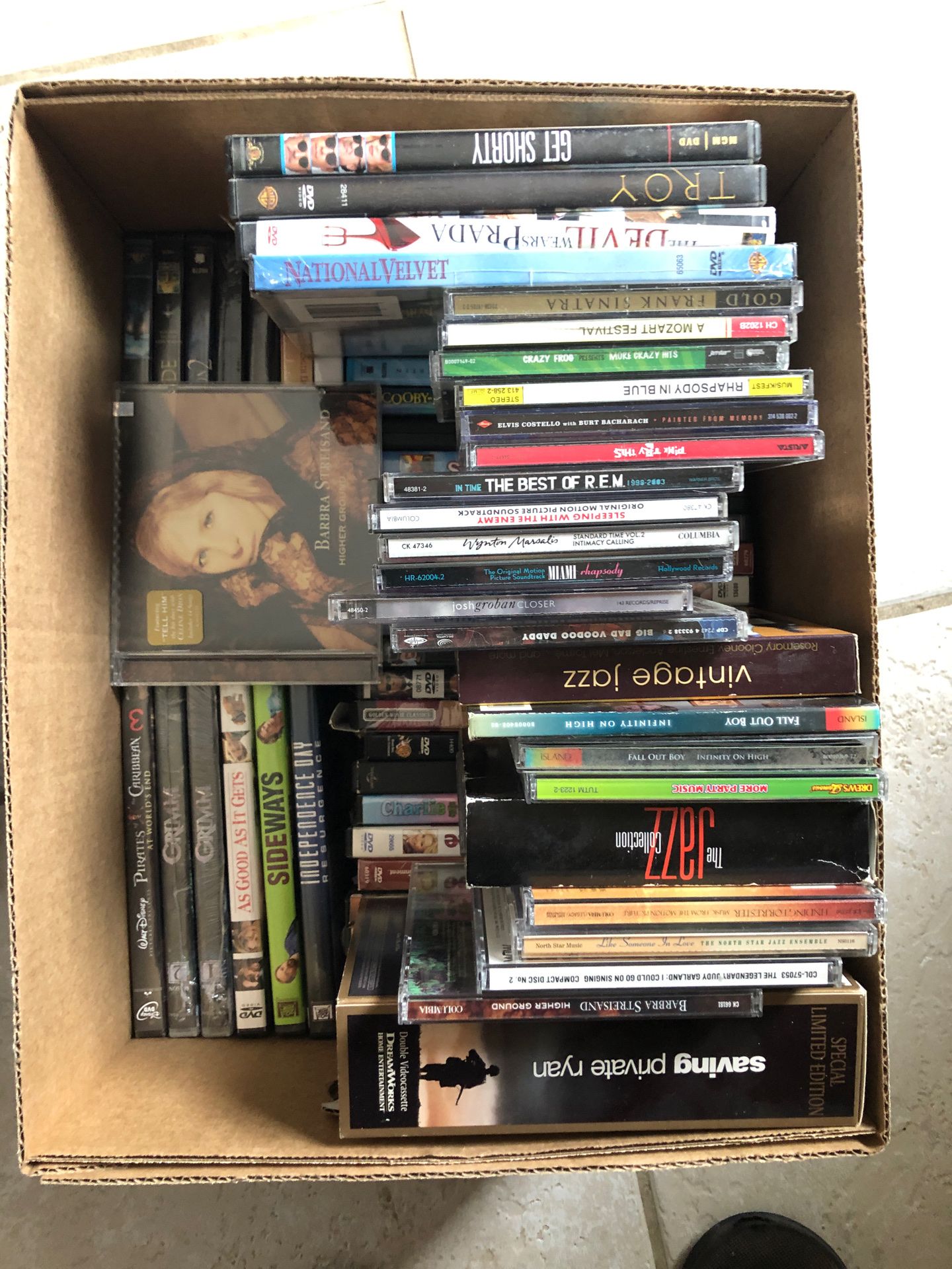 100 dvds