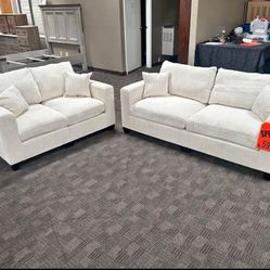 Cream White Sofa Set 