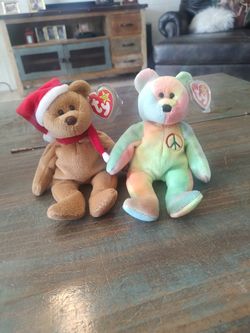 Beanie Babies - Peace & 1997 Teddy