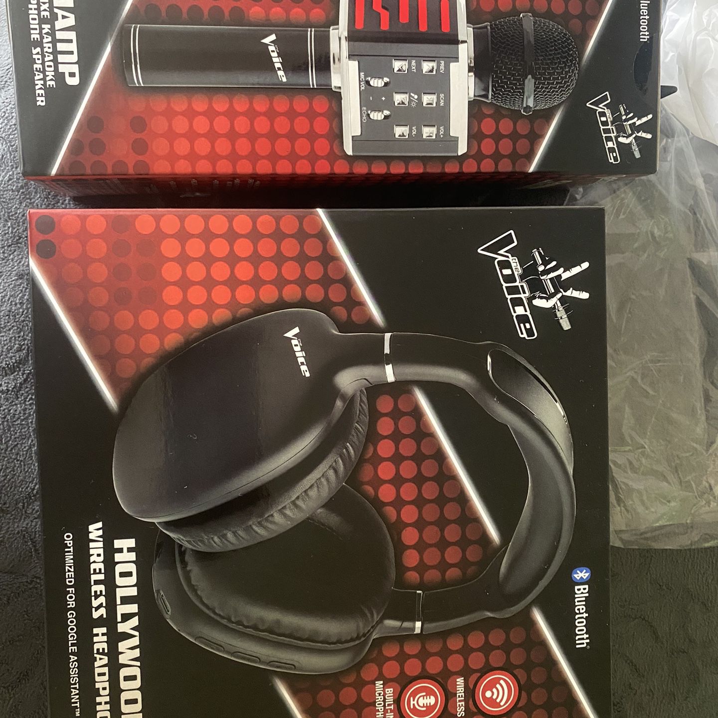 $20 Sale  Wireless Headphones Karaoke Microphone Speaker W