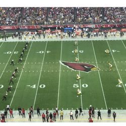 Cardinals / Colts, 50yd Line, Row 2 Uppers