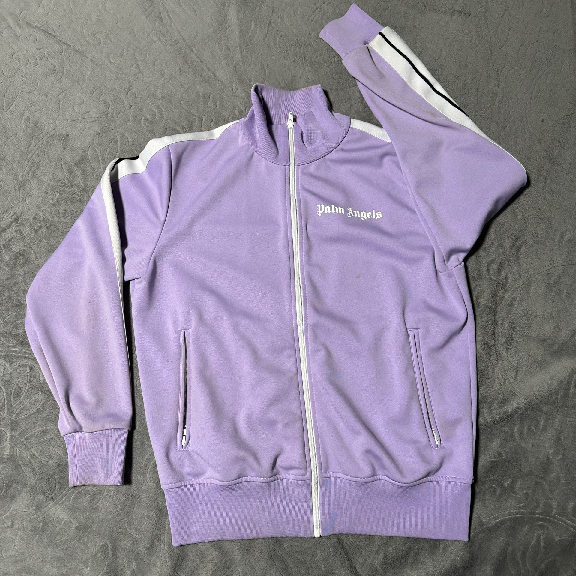 Palm Angels Classic Track Jacket Lilac White 