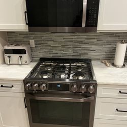 LG Microwave Stainless Steel Black