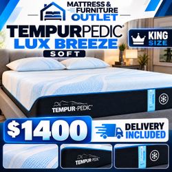 Tempur-Pedic LuxBreeze Soft King Mattress king