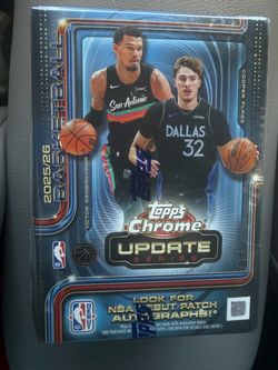 2025/26 Topps Chrome Basketball Update Series Box