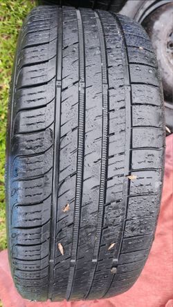 Rim and tire for a Nissan models