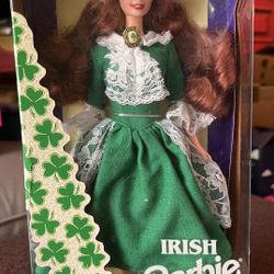 IRISH BARBIE Dolls of the World Special Edition #12998 Mattel Vintage 1994 - NEW