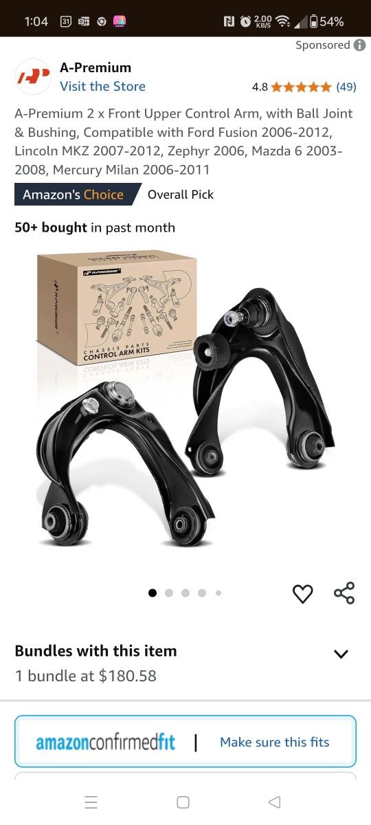 FORD FUSION PARTS