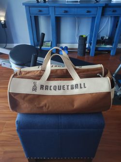 Vintage DP Leach Racquetball Gym Bag