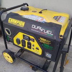 Champion Generator Dual Fuel 7850 Watt