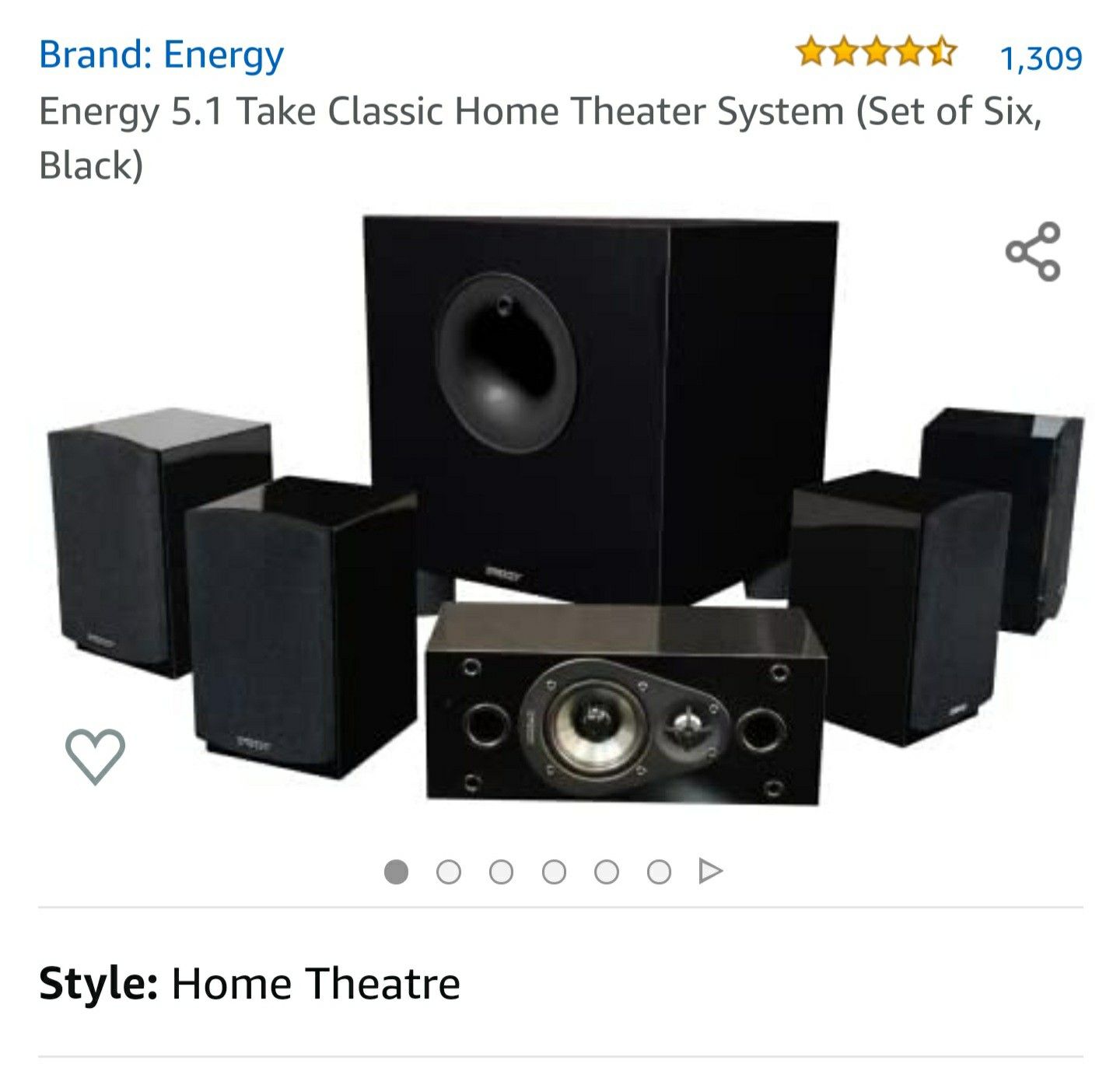 ENERGY 5.1 Take Classic Home Theater System