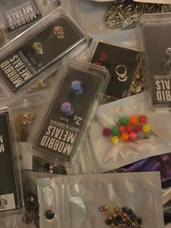 Mixed Body Piercing Jewelry Lot