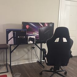 PS5 Pro And MSI 31.5” 165hz  Gaming Monitor